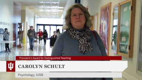 Thumbnail for 2020 President’s Award for Distinguished Teaching - Carolyn Schult