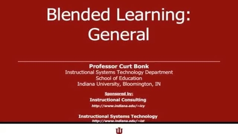 Thumbnail for entry V-PORTAL: Blended Learning General