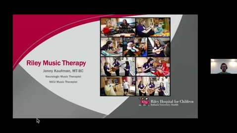 Thumbnail for entry Music in Medicine: Music Therapy Event with Jenny Kaufman, MT-BC, NMT