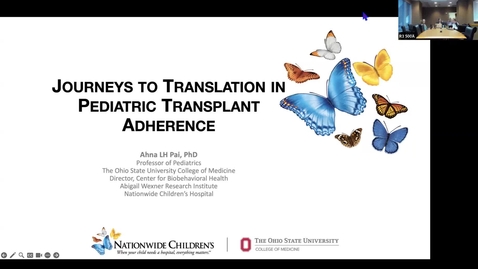 Thumbnail for IUSCCC Grand Rounds 2/21/2025: &quot;Designing Adherence Interventions for Implementation in Pediatric Transplantation&quot; Ahna Pai, PhD Director, Patient and Family Wellness Center in the Cancer and Blood Diseases Institute Cincinnati Children’s Hospital