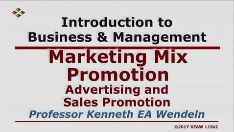 Thumbnail for W200 19-2 Advertising and Sales Promotion