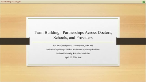 Thumbnail for Team Building: Partnerships Across Doctors, Schools, and Providers