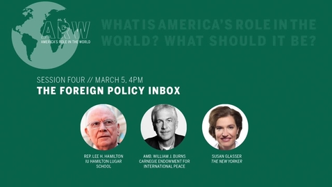 Thumbnail for entry ARW 2020 - Session 4: The Foreign Policy Inbox