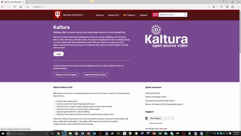 Thumbnail for entry Kaltura - First Login