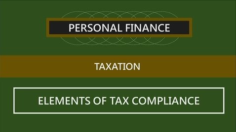 Thumbnail for F152 03-2 Elements of Tax Compliance