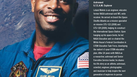 Thumbnail for entry Keynote, Leland Melvin, Chasing Space: The Right Stuff Is the Never Give Up Stuff