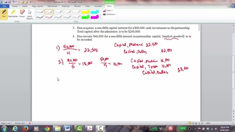 Thumbnail for A525 Ch15Video20Exercise15-7Parts3and4