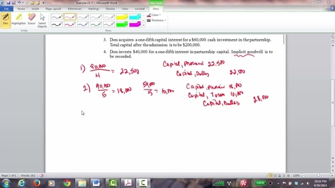 Thumbnail for entry A525 Ch15Video20Exercise15-7Parts3and4