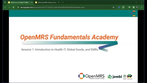 Thumbnail for 2024_ Fundamentals_Intro to Health IT