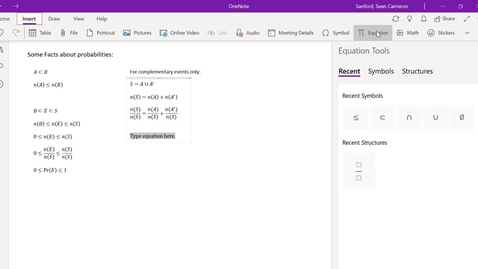 Thumbnail for entry S&amp;P 2.2: Algebraic Properties of Probability