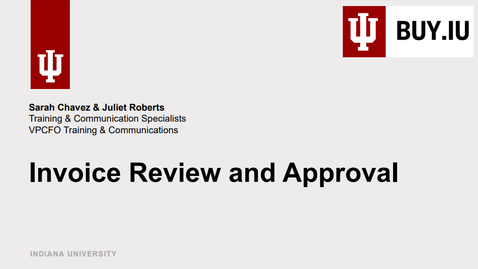 Thumbnail for Invoice Review and Approval