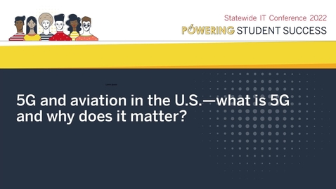 Thumbnail for 5G and aviation in the U.S: What is 5G and why does it matter?