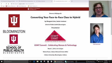 Thumbnail for CEWiT Summit 2019 Workshop Welcome