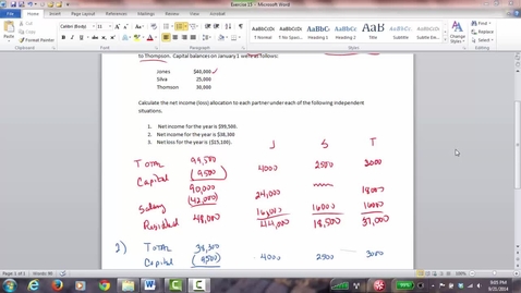 Thumbnail for entry A525 Ch15Video6Exercise15-3Parts1and2