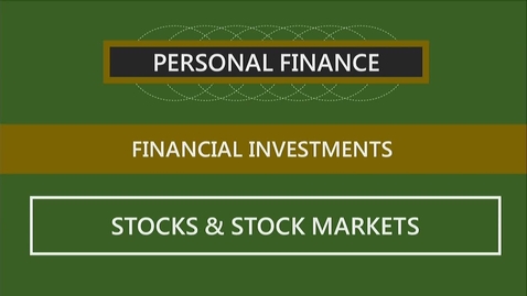 Thumbnail for entry F260 12-2 Stocks &amp; Stock Markets
