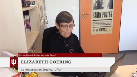 Thumbnail for 2021 Herman Fredric Lieber Memorial Award - Elizabeth Goering