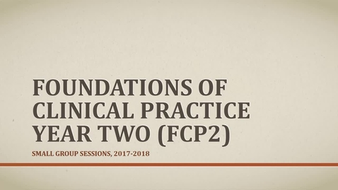 Thumbnail for entry FCP2 Preceptor Presentation