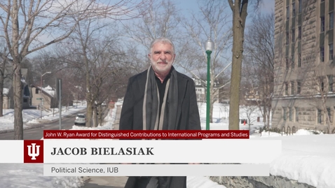 Thumbnail for 2021 John W. Ryan Award for Distinguished Contributions to International Programs and Studies - Jacob Bielasiak