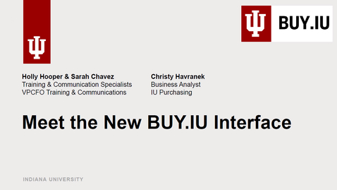 Thumbnail for entry Meet the New BUY.IU Interface