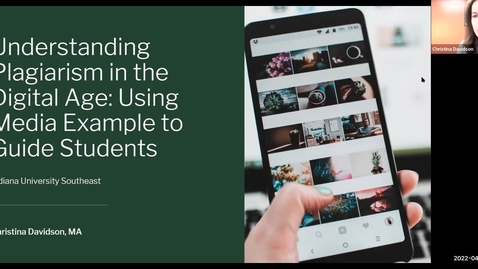 Thumbnail for Understanding Plagiarism in the Digital Age: Using Media Examples to Guide Students