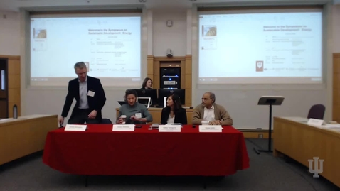 Thumbnail for CIBER Symposium on Sustainable Development: &quot;Traditional Energy Sources &amp; Sustainable Development&quot;