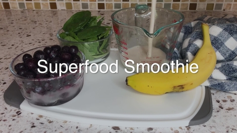 Thumbnail for entry Superfood Smoothie