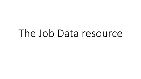 Thumbnail for entry The Job Data resource