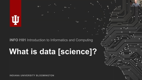 Thumbnail for INFO I101 - BiT - Data Science