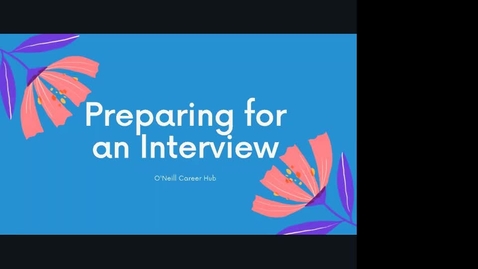 Thumbnail for entry How to Prepare for an Interview with Peer Educator Meloddy Gao