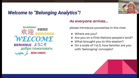 Thumbnail for entry Ideas that Travel: “Belonging Analytics” A Proposal and an Invitation