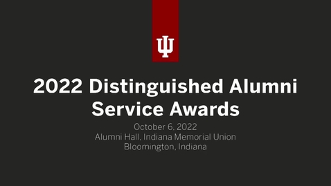 Thumbnail for 2022 Distinguished Alumni Service Awards