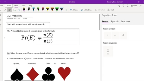 Thumbnail for S&amp;P 2.2: Probability