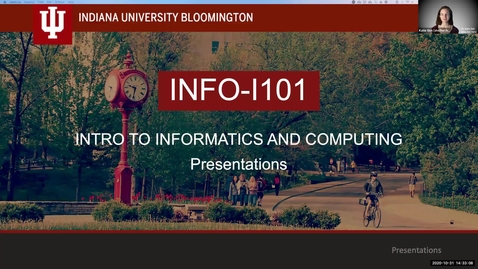 Thumbnail for I101: Presentations