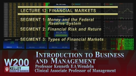 Thumbnail for W200 12-1 Money and the Federal Reserve System