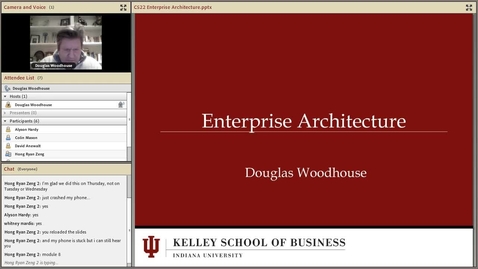 Thumbnail for entry dwoodhou MP4s_C522 Woodhouse_C522 Woodhouse W13 Session 8 Enterprise Architecture