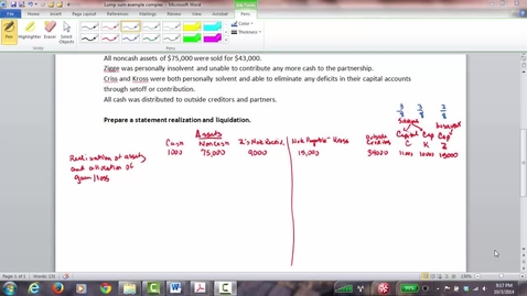 Thumbnail for A525 Ch16Video5LumpSumComplexSolution