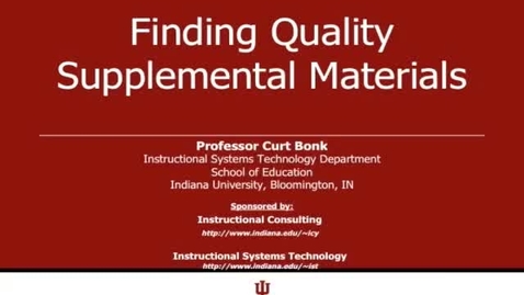 Thumbnail for V-PORTAL: Finding Quality Supplemental Materials