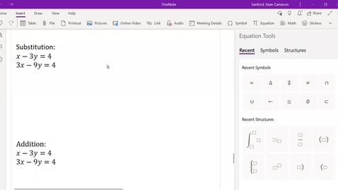 Thumbnail for Alg 3.2: Inconsistent Equations