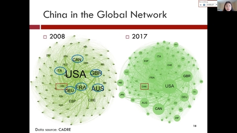 Thumbnail for CADRE Fellows Webinar: Assessing the Rise of China as a Scientific Nation