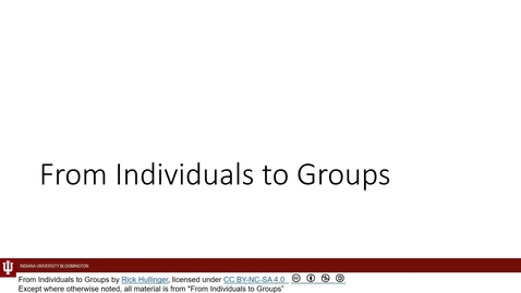 Thumbnail for K300 L15 Mod 04 From Individuals to Groups