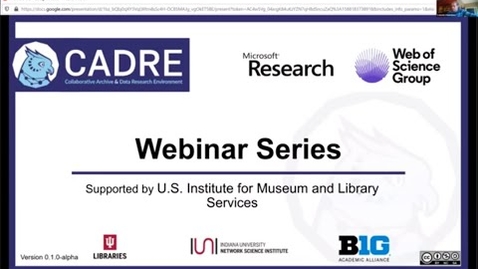 Thumbnail for CADRE Fellows Webinar Series: Mapping Collaborations and Partnerships in SDG Research