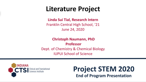 Thumbnail for Linda Sui Tial Mentor Presentation
