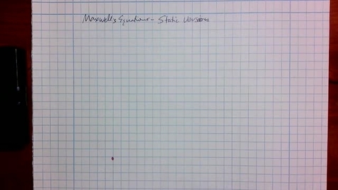 Thumbnail for Maxwells Equations