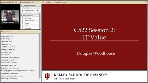 Thumbnail for entry dwoodhou MP4s_C522 Woodhouse_C522 Woodhouse W13 Session 2 IT Value.mp4