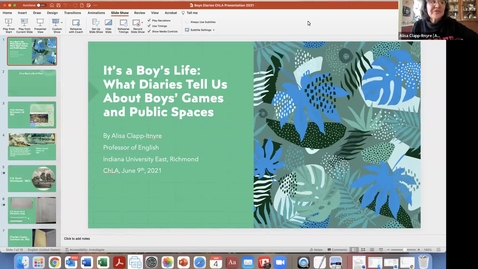 Thumbnail for It’s a Boy’s Life:  What Diaries Tell Us About Boys’ Games and Public Spaces 