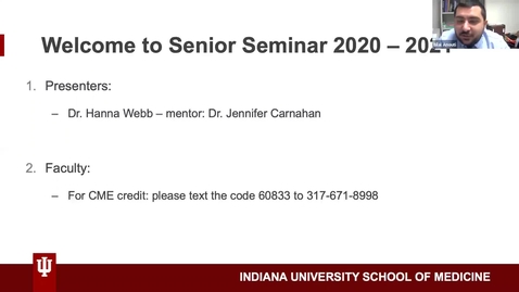 Thumbnail for Hannah Webb Senior Seminar