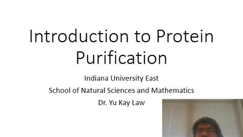 Thumbnail for entry Introduction to Protein Purification