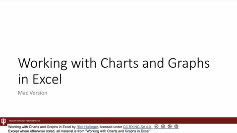 Thumbnail for K300 E07 - Charts and Graphs in Excel - Mac