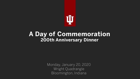 Thumbnail for A Day of Commemoration  - 200th Anniversary Dinner