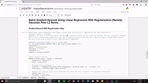 Thumbnail for entry  BatchGradientDescentWithL2Regularization